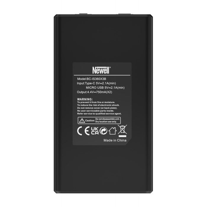 Newell SDC-USB dual channel charger for One X3 Insta360