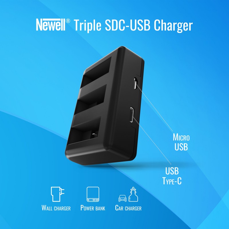 Newell SDC-USB 3ch charger for AHDBT-901