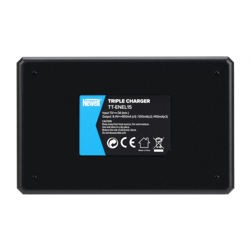 Newell TT-USB-C Three-channel charger for EN-EL15 for Nikon