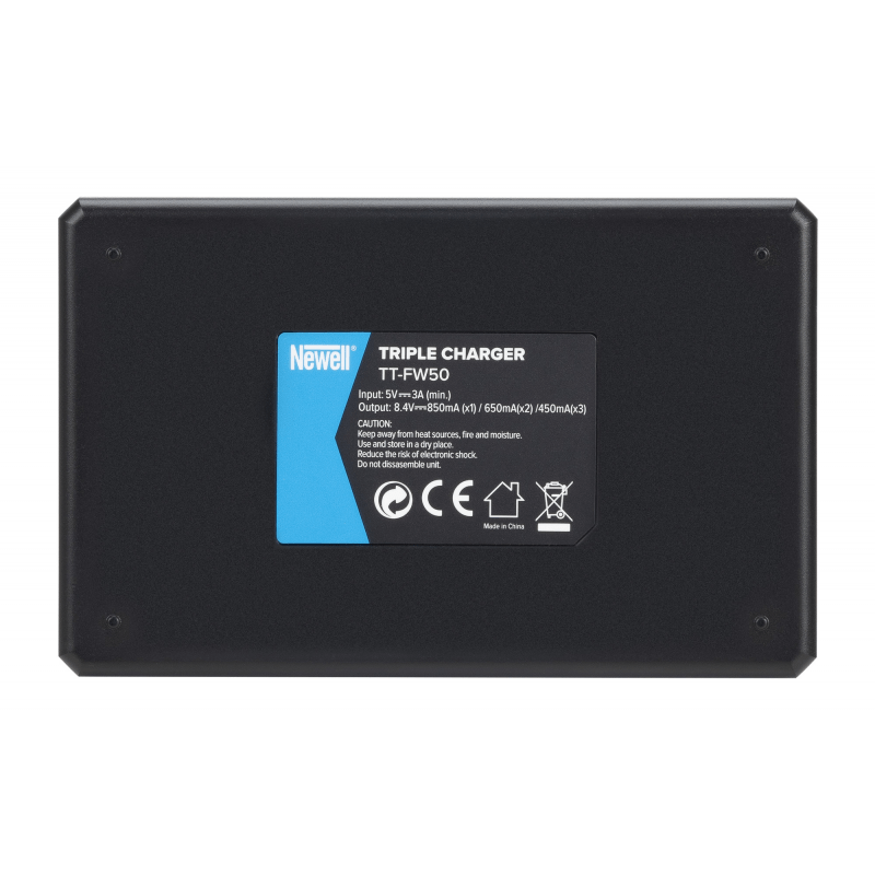 Newell TT-USB-C Three-channel charger for NP-FW50 for Sony