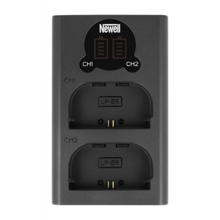 Set 1x Newell DL-USB-C charger and 1x LP-E6 battery for  Canon