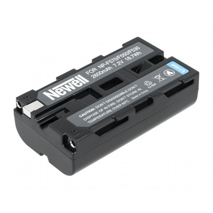 Set 1x Newell DL-USB-C charger and 2x NP-F570 batteries for Sony