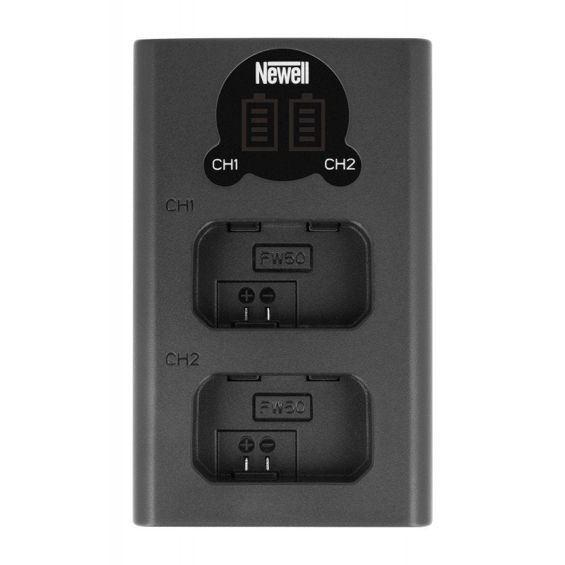 Newell 1x DL-USB-C Charger and 2x NP-FW50 Batteries for Sony Set